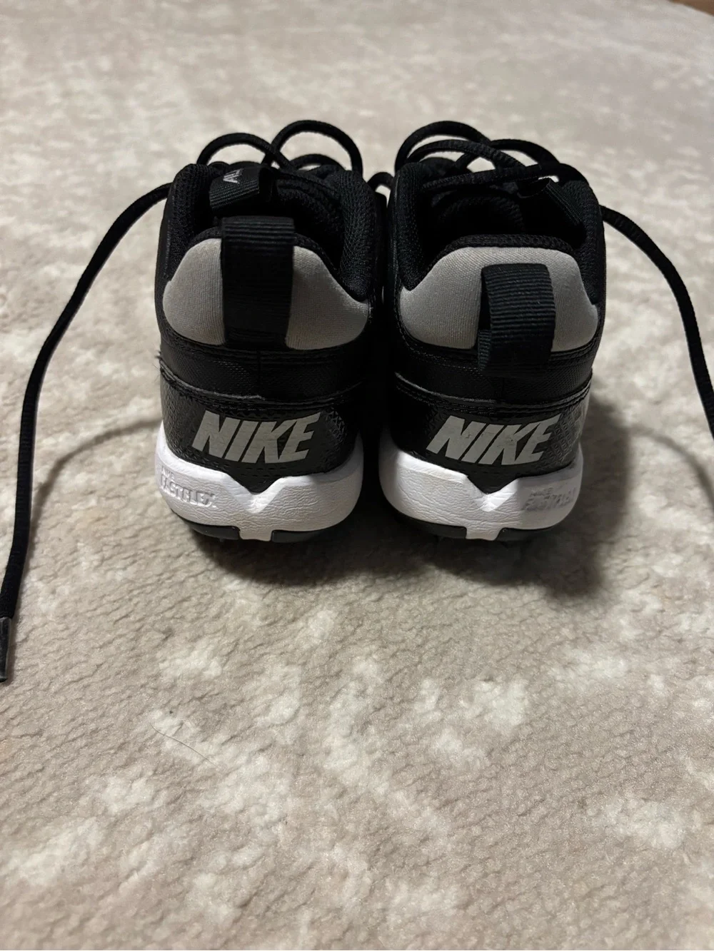 Nike Black/White Kids' Football Cleats for Boys
